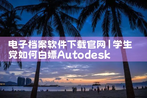 电子档案软件下载官网