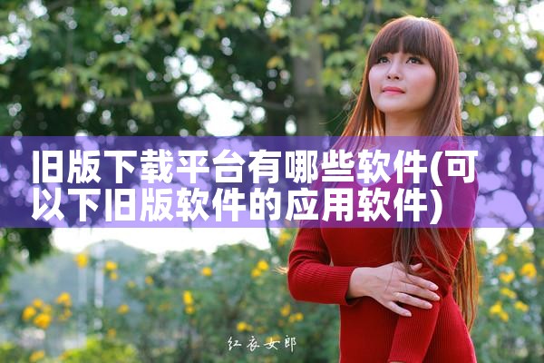 旧版下载平台有哪些软件