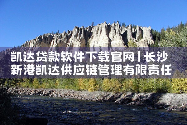 凯达贷款软件下载官网